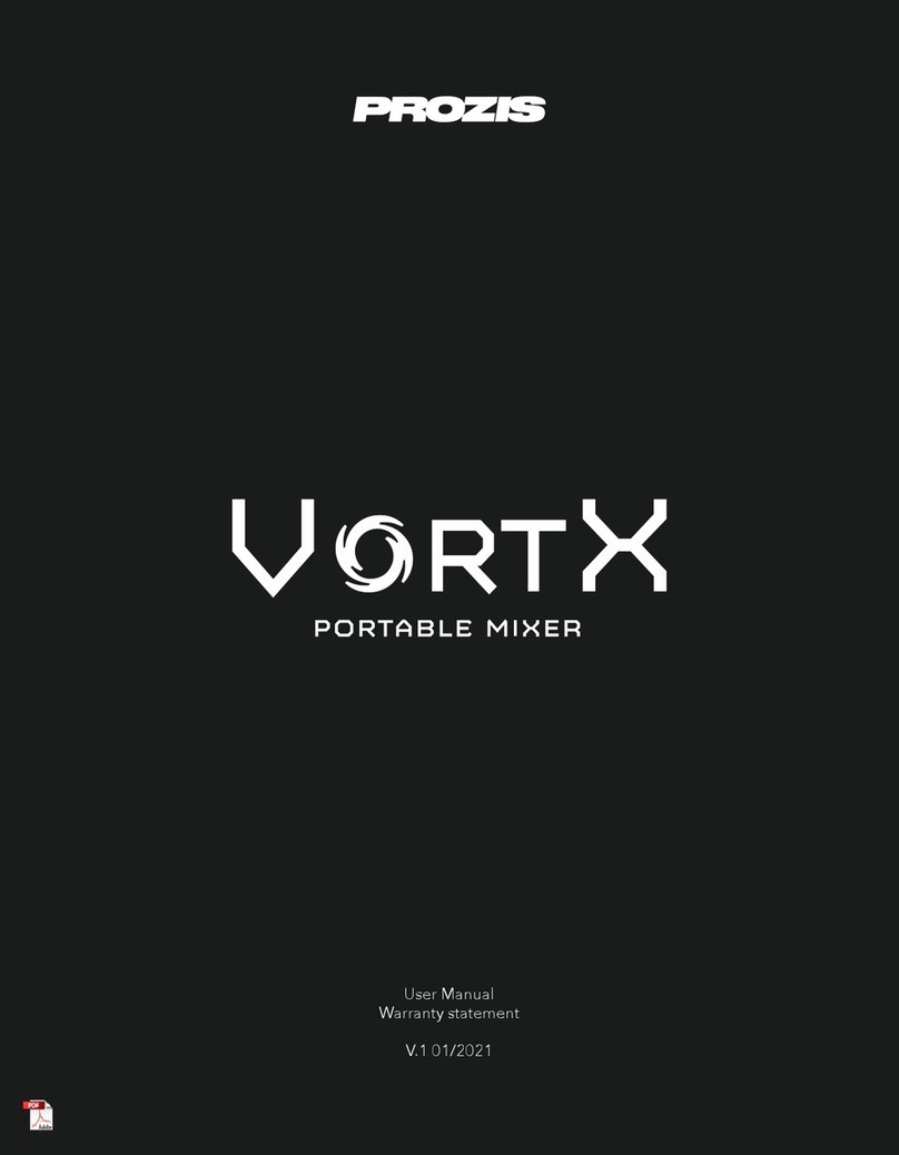PROZIS VORTX User manual