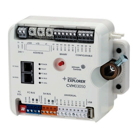 Johnson Controls F4-CVM User manual