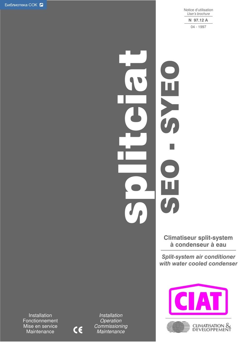 CIAT Splitciat SEO User manual CIAT Splitciat SEO User manual