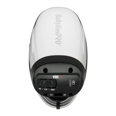 BaByliss PRO VIBEFX FXSSM1 operating instructions