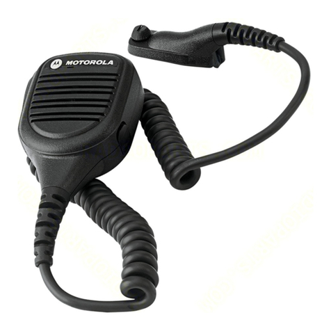 Motorola solutions PMMN4050 User manual