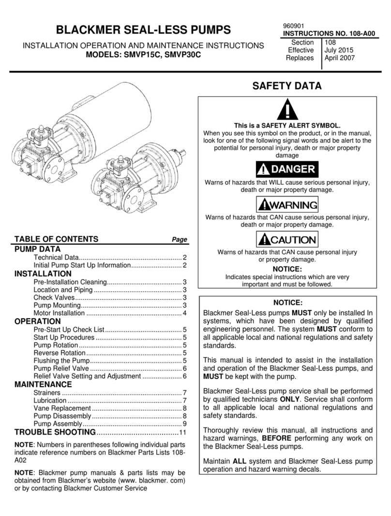 BLACKMER SMVP15C instructions