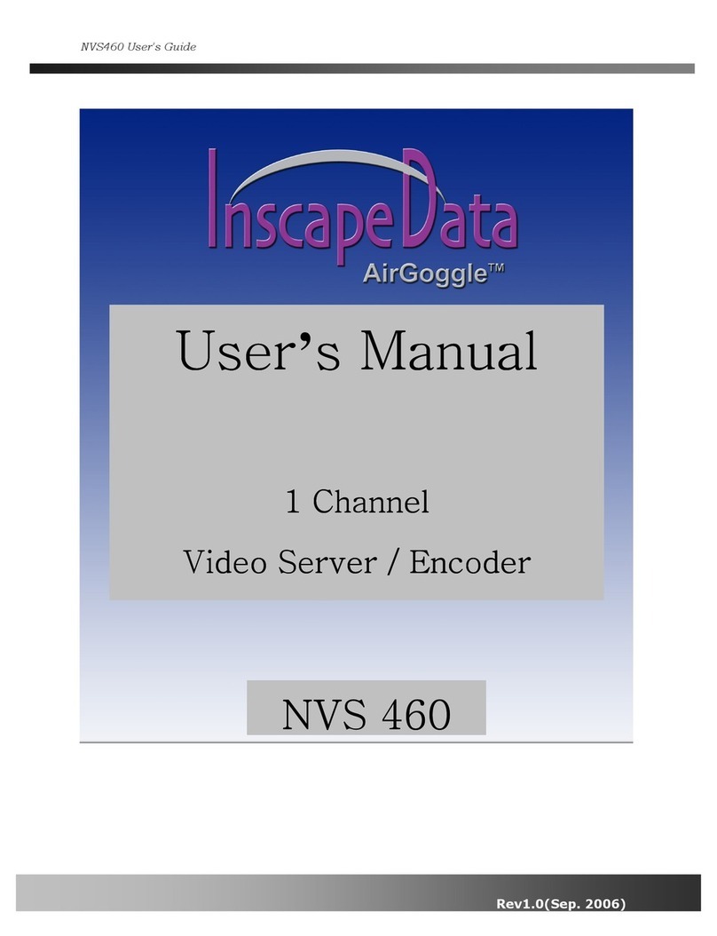 Inscape Data NVS 460 user manual
