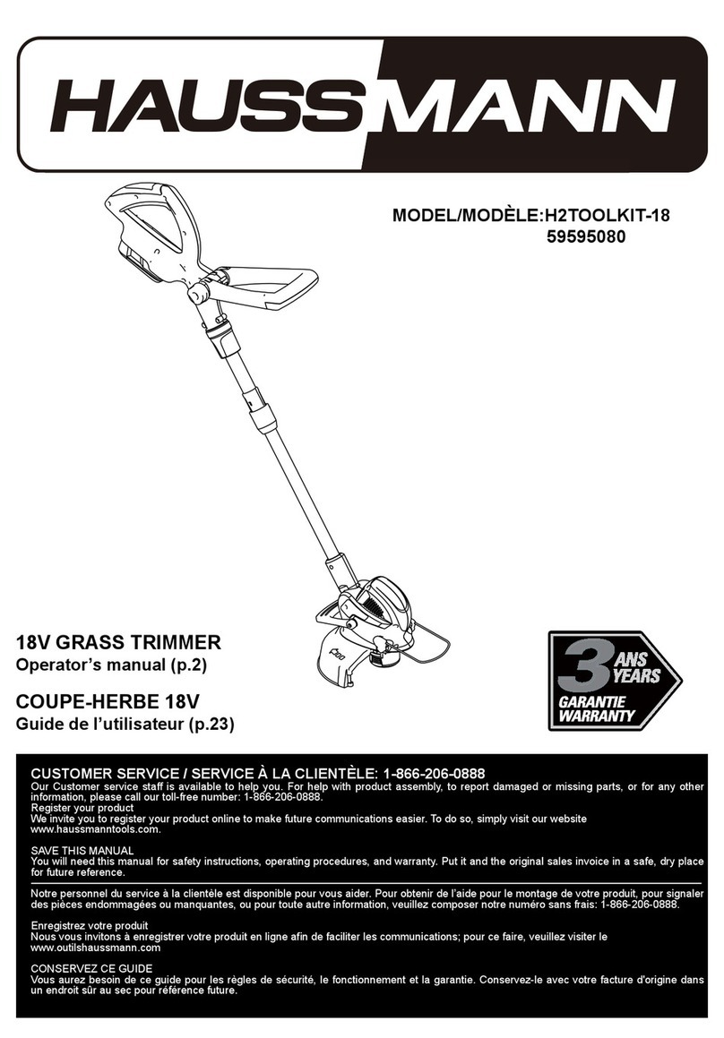 Haussmann H2TOOLKIT-18 Operator's manual