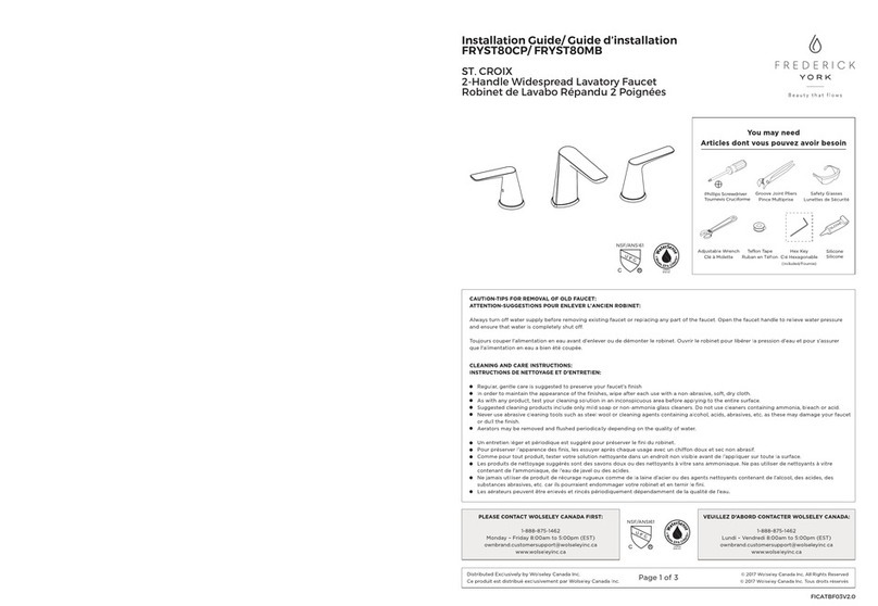 Frederick York FRYST80CP installation guide