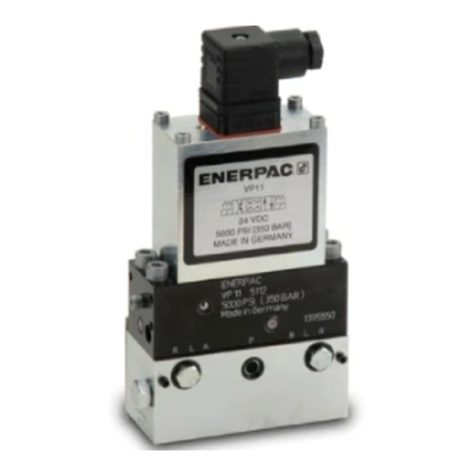 Enerpac VP Series instruction sheet Enerpac VP Series instruction sheet