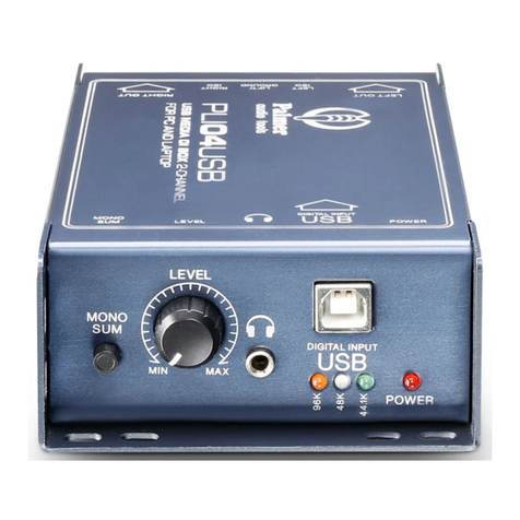 Palmer PLI 04 USB quick start guide