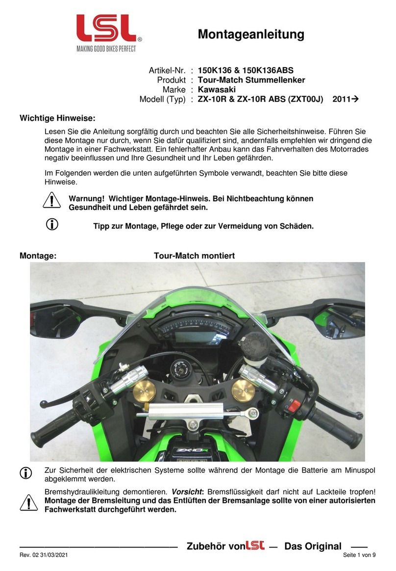 LSL 150K136 FITTING INSTRUCTION
