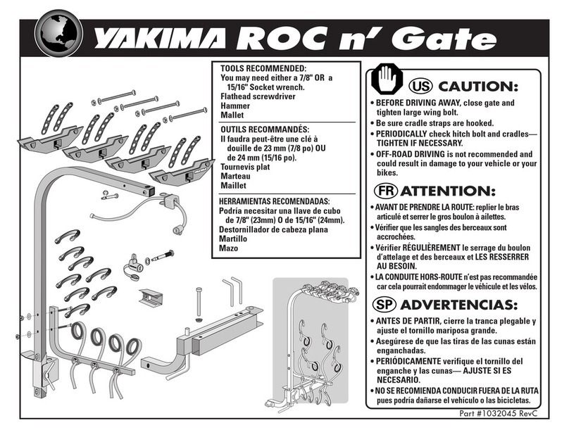 Yakima 1032045 User manual