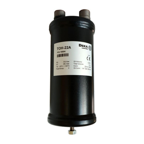 DEKA Controls TOH Series installation manual