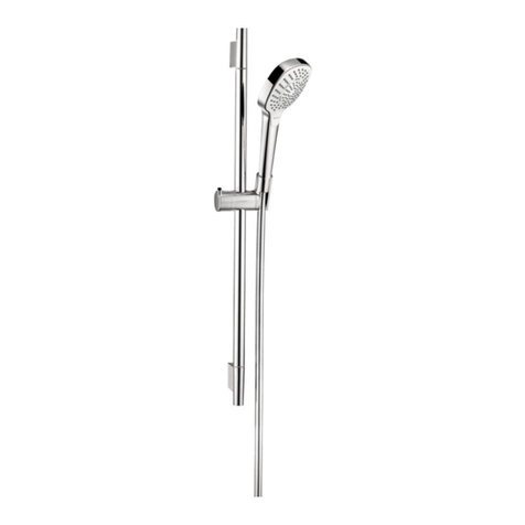 Hans Grohe Croma Select E Multi Wallbar Set 049410... Installation/User Instructions/Warranty