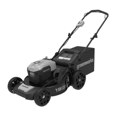 GreenWorks LMF319 User manual