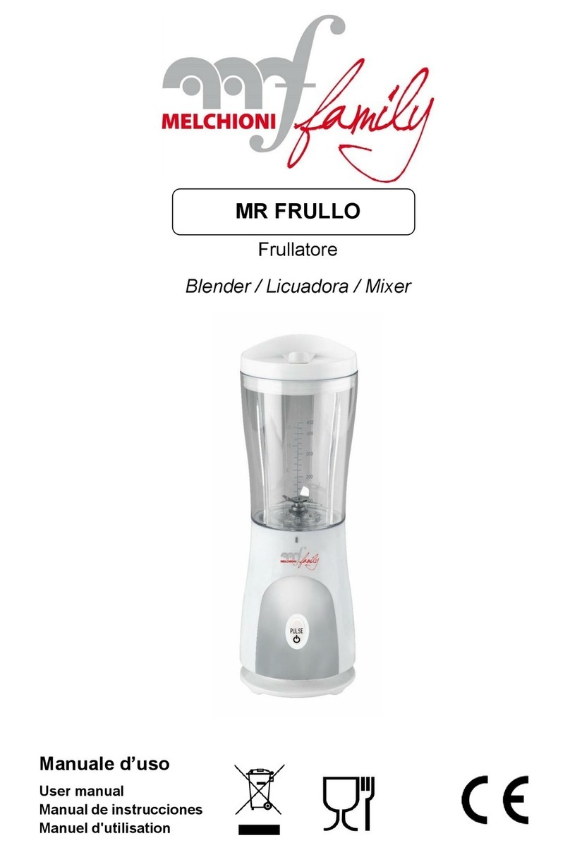 Melchioni Frullatore user manual