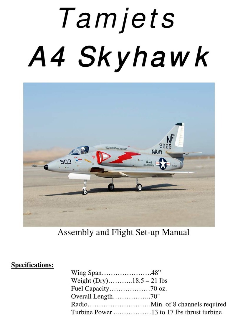 Tamjets A4 Skyhawk Assembly and Flight Set-up Manual Tamjets A4 Skyhawk Assembly and Flight Set-up Manual