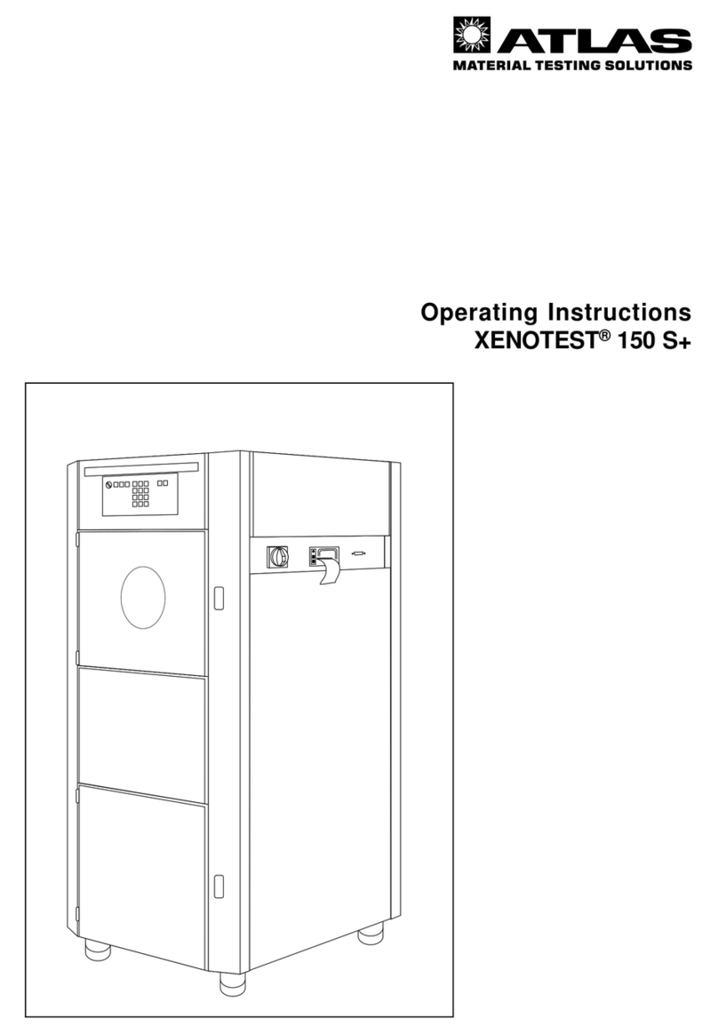 Atlas XENOTEST 150 S+ operating instructions