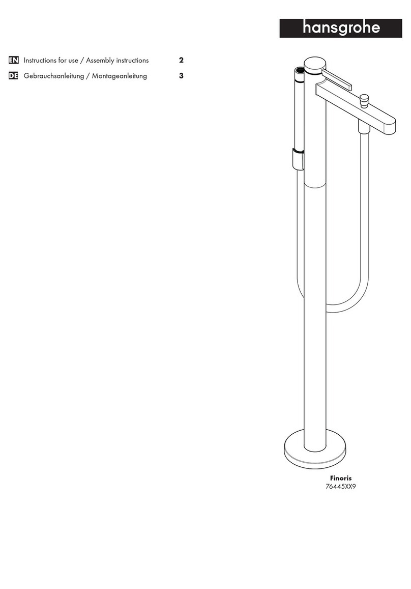 Hans Grohe Finoris 76445 9 Series Manual Hans Grohe Finoris 76445 9 Series Manual