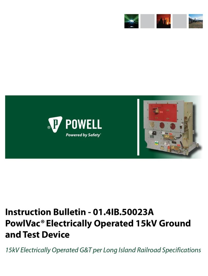 Powell PowlVac ARG 4 Series Instruction bulletin
