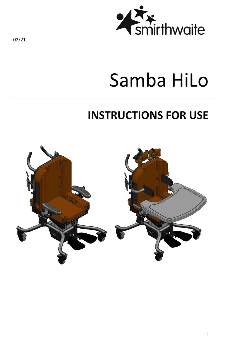 smirthwaite Samba HiLo 8811 Instructions for use