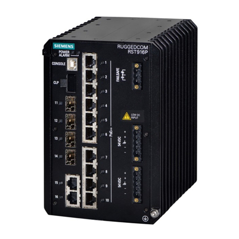 Siemens SIMATIC NET RUGGEDCOM RST916P User manual