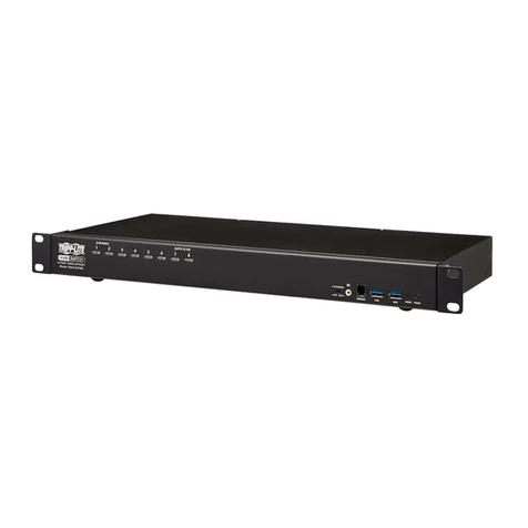 Tripp Lite NetDirector B024-DPU08 User manual Tripp Lite NetDirector B024-DPU08 User manual