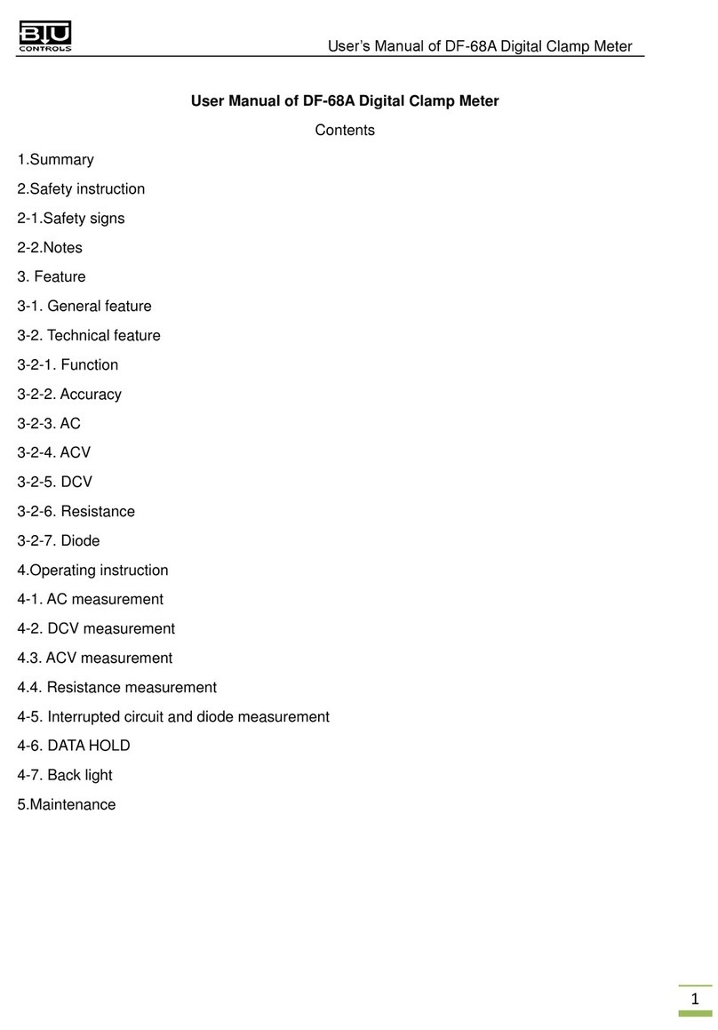 BTU DF-68A user manual