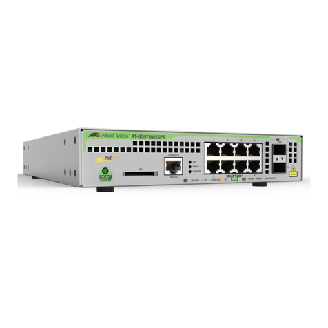Allied Telesis CentreCOM GS970M Series User manual