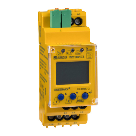 Bender MRCDB423 Series quick start guide
