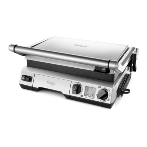 Sage The Smart Grill Pro BGR840 quick guide