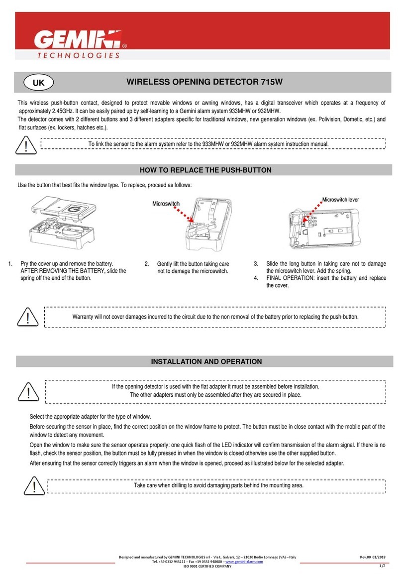 Gemini 715W quick start guide