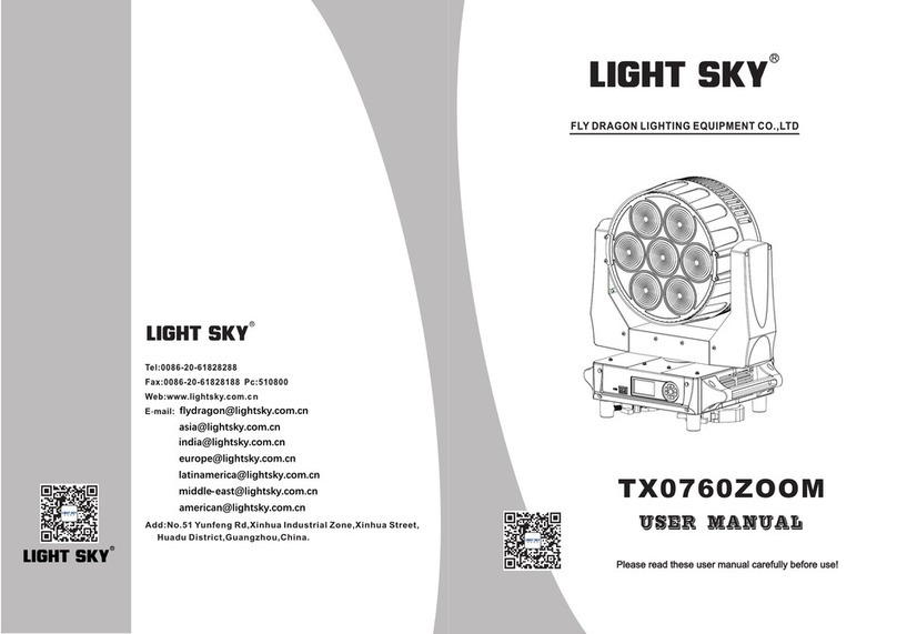 Light Sky TX0760 user manual