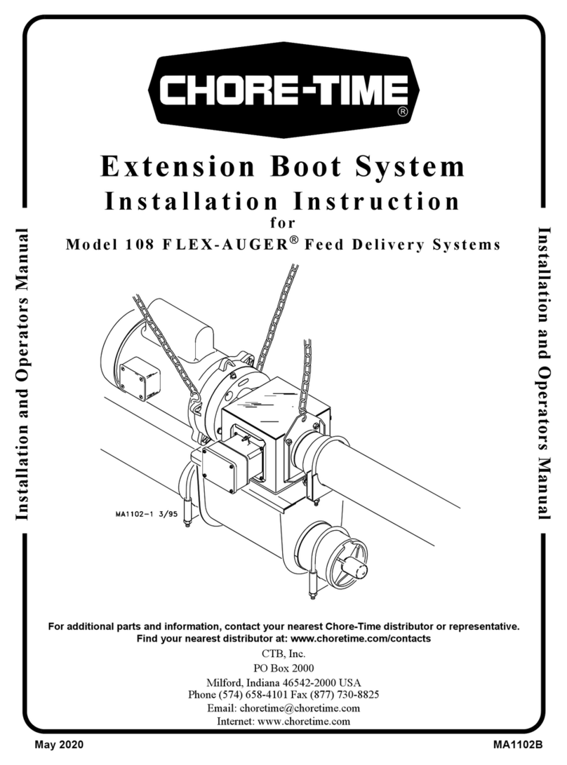 Chore-Time 108 FLEX-AUGER User manual