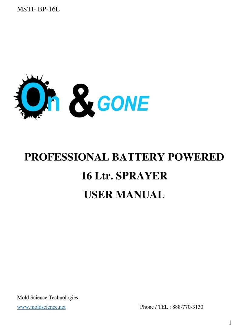 MST On & Gone MSTI- BP-16L user manual