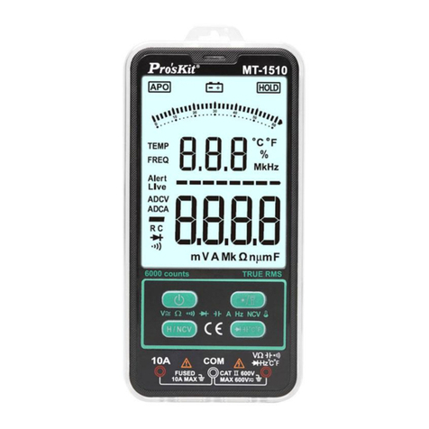 Pro's Kit MT-1510 user manual