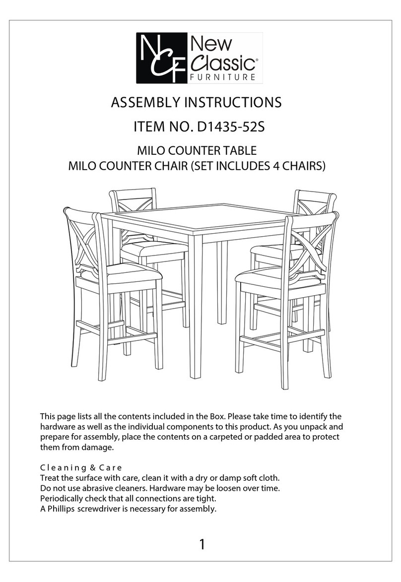 New Classic Furniture D1435-52S Assembly instructions