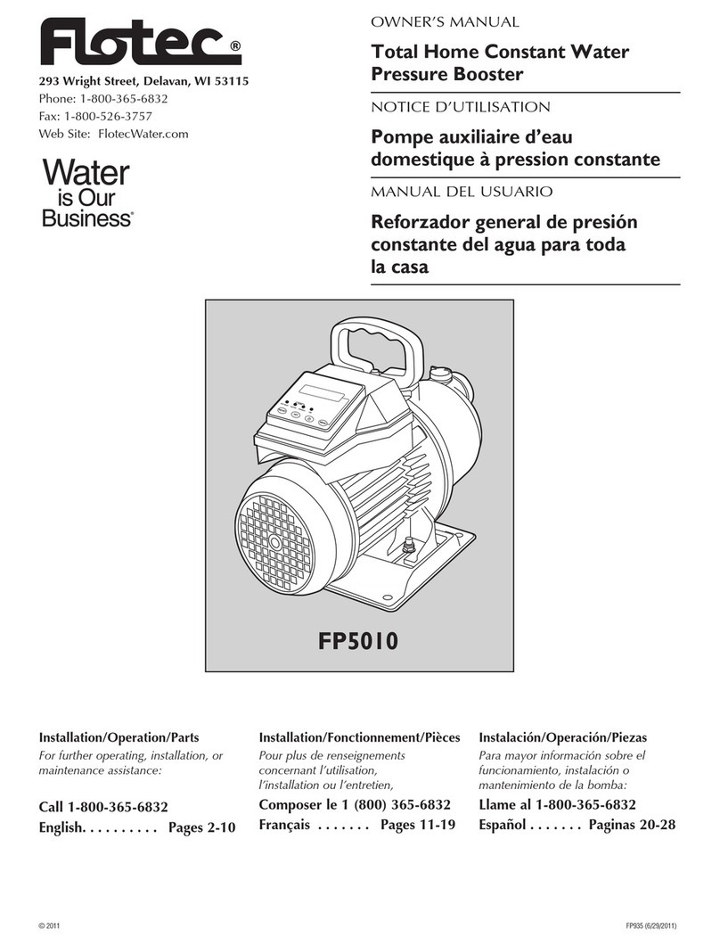 Flotec FP5010 owner's manual