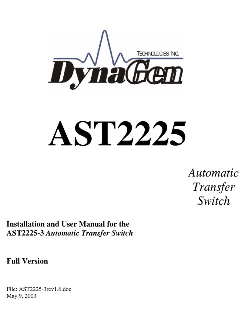 DynaGen AST2225 Installation and user manual