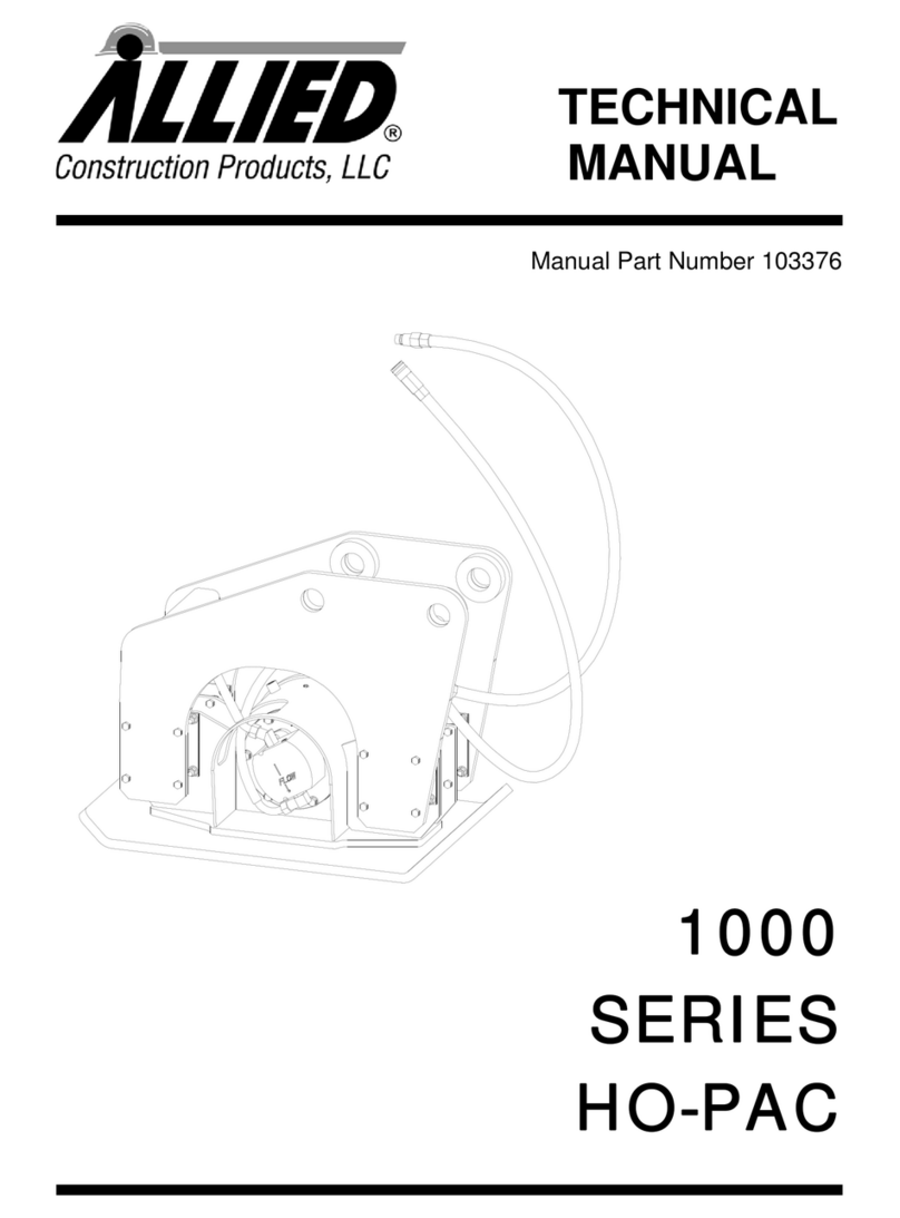 Allied HO-PAC 1000 Series Technical manual