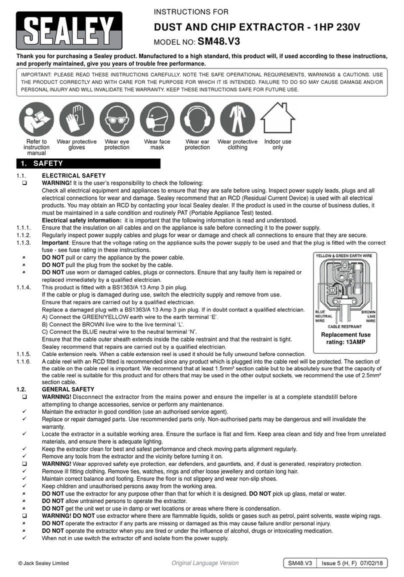 Sealey SM48.V3 User manual