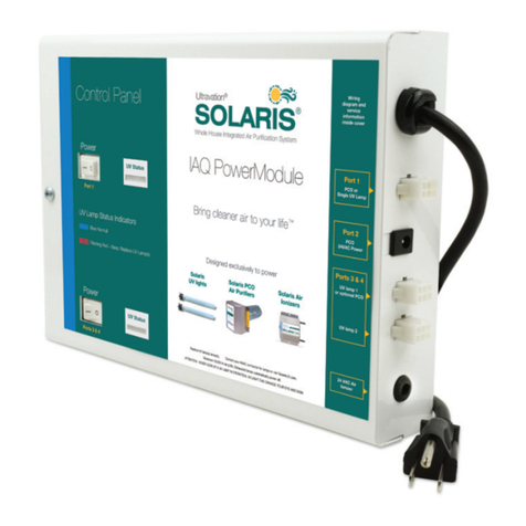 Ultravation Solaris SLX-PowerPro-3-120 Installation and owner's manual Ultravation Solaris SLX-PowerPro-3-120 Installation and owner's manual