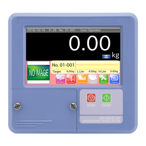 A&D AD-4412-CW User manual