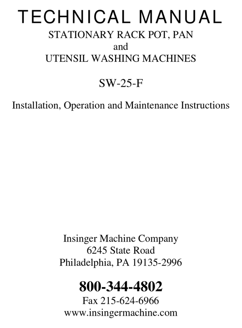 Insinger SW-25-F Technical manual