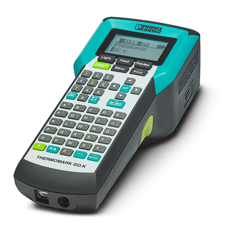 Phoenix Contact THERMOMARK GO.K User manual