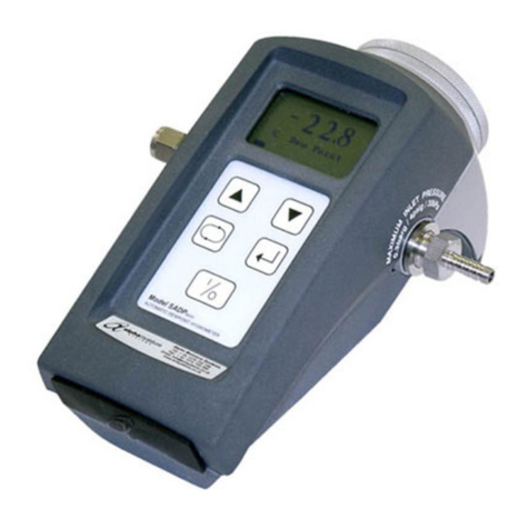 Alpha Moisture Systems SADPmini Logger User manual