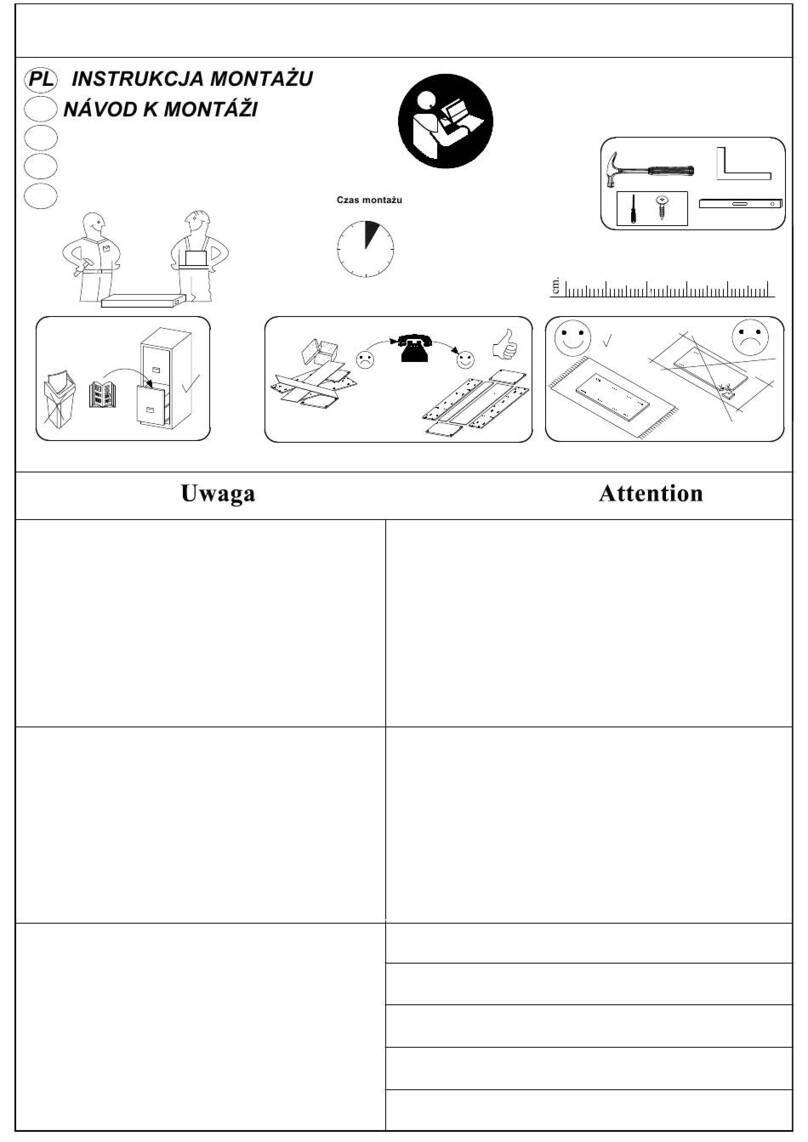 Moderno HIPOLIT Assembly instructions