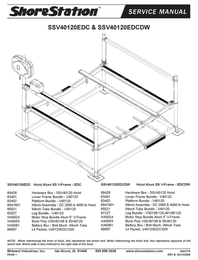 ShoreStation SSV40120EDC User manual