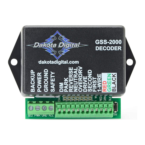 Dakota Digital GSS-2000 manual Dakota Digital GSS-2000 manual