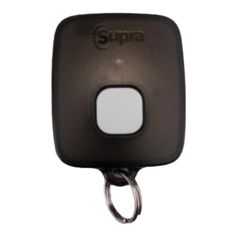 Supra eKEY Fob manual