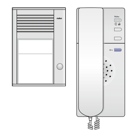 Niko 10-001-01 user manual
