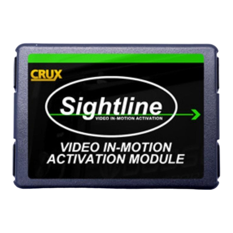 Crux Sightline VIMPR-90P User manual