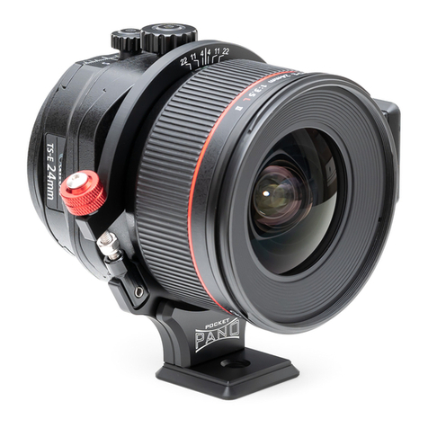 POCKET PANO Rear Tilt 'n' Shift Frame Operation manual